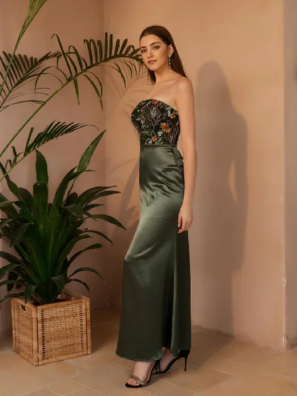 2022-angel-fashions-embroidery-strapless-lace-up-satin-mermaid-prom-dresses-long-dark-green-548