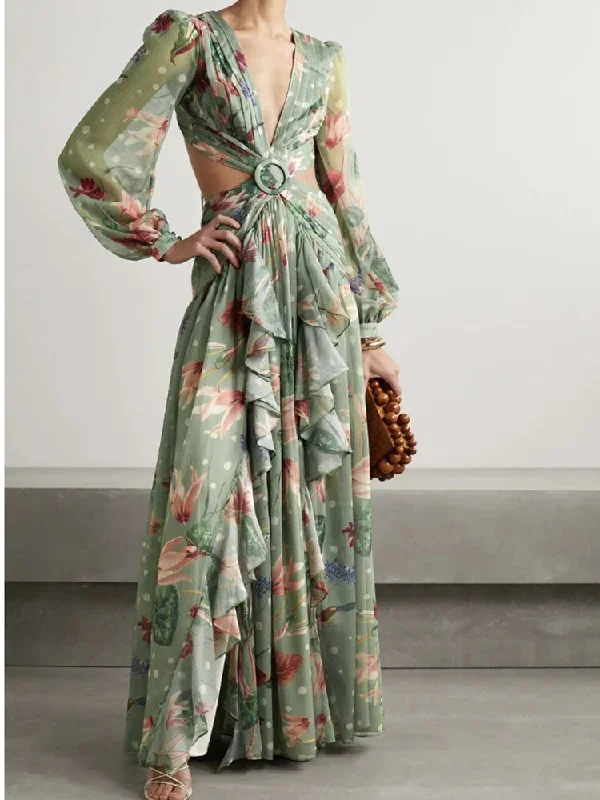 2022-fashion-floral-print-long-sleeved-ruffles-deep-v-neck-long-beach-prom-dresses-hollow-out-vacation-party-vestidos-daily-ritual