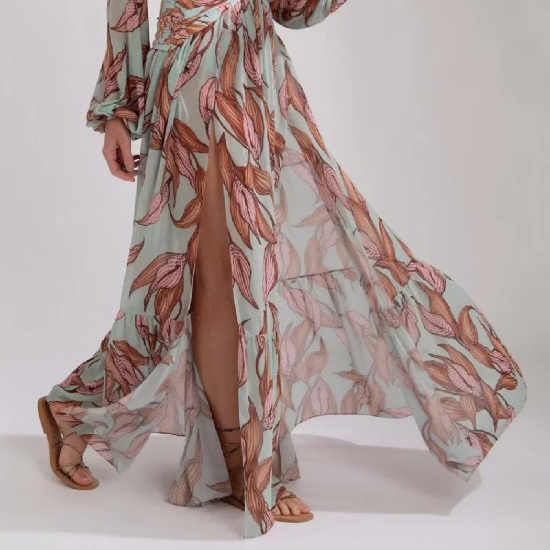 2022-long-puff-sleeves-prom-dresses-printed-lantern-long-sleeved-v-neck-chiffon-waist-slit-beach-exotic-lotus-leaf-sleev-plus-size