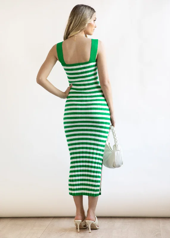 hellie-knit-midi-dress-green-stripe