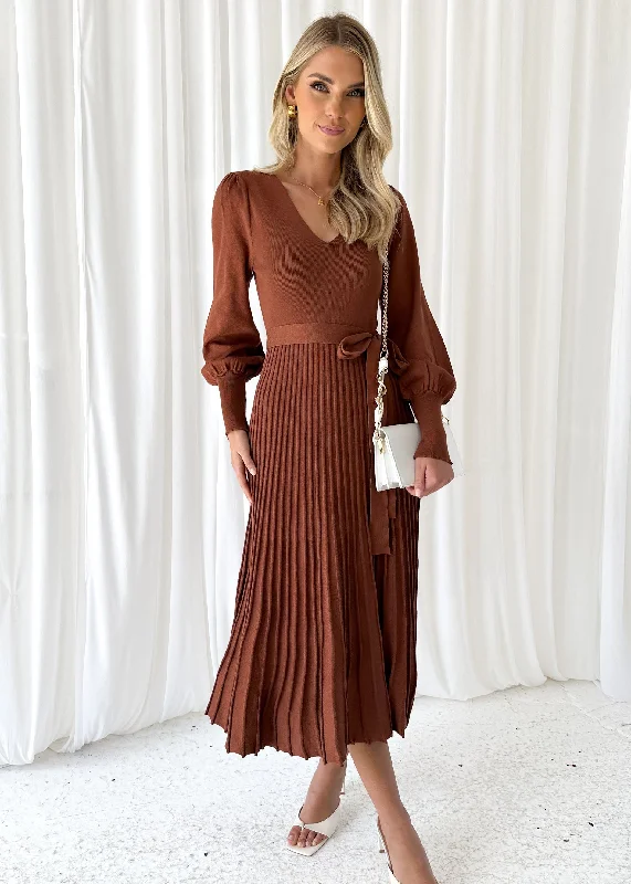 lorrisa-knit-midi-dress-chocolate