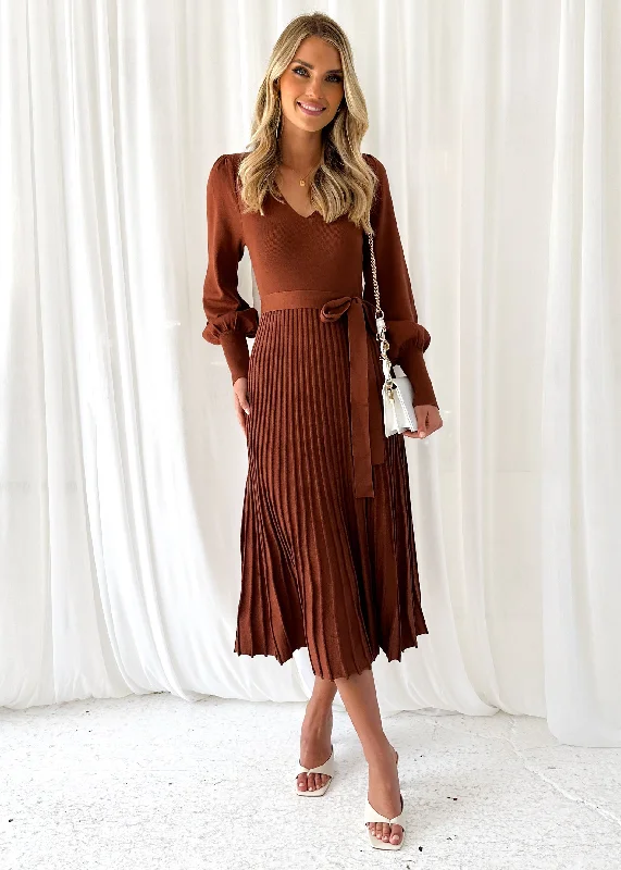 lorrisa-knit-midi-dress-chocolate