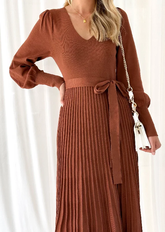 lorrisa-knit-midi-dress-chocolate