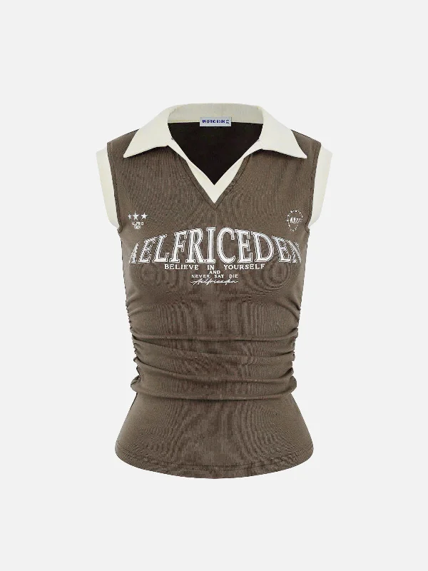 Aelfric Eden Print Polo Tank Top