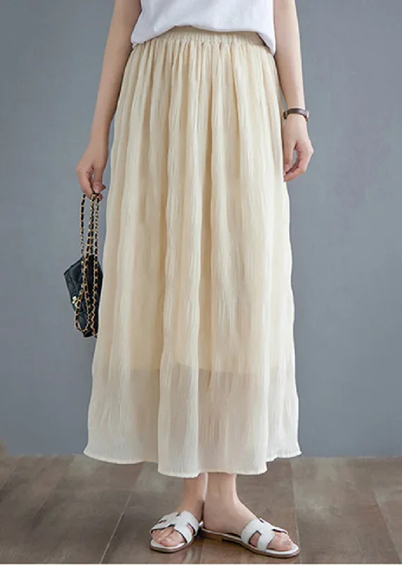 bohemian-beige-high-waist-draping-cotton-pleated-skirts-summer-9jjw