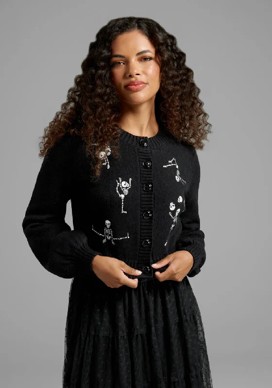 Bone-Breaking Performance Embroidered Cardigan