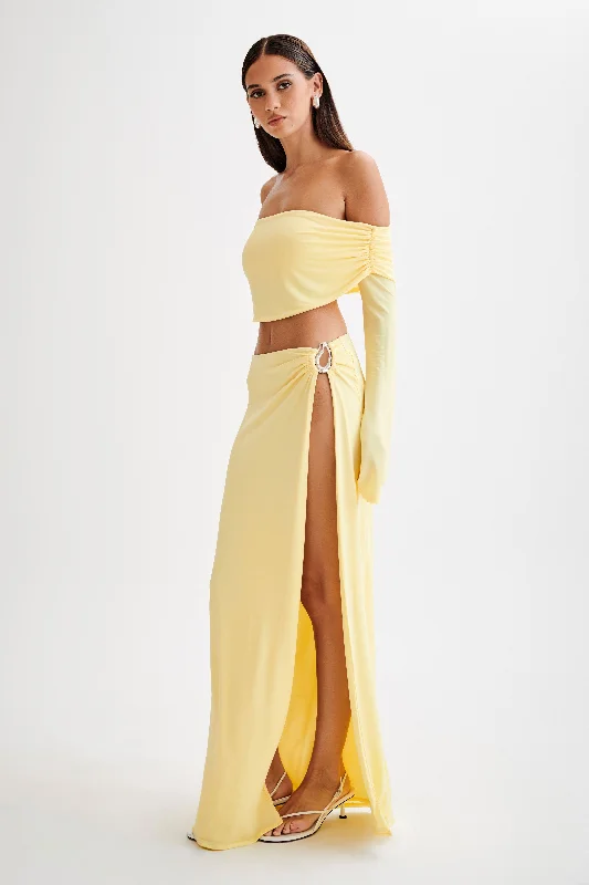 camryn-slinky-off-shoulder-crop-top-yellow