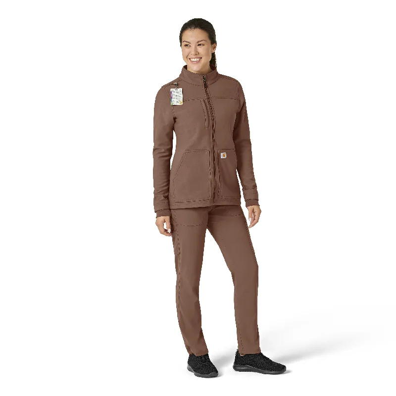 carhartt-rugged-flex-peak-womens-bonded-fleece-jacket-nutmeg