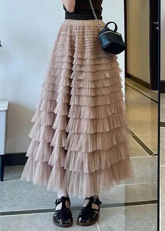 chic-coffee-pink-ruffled-layered-patchwork-tulle-skirt-spring