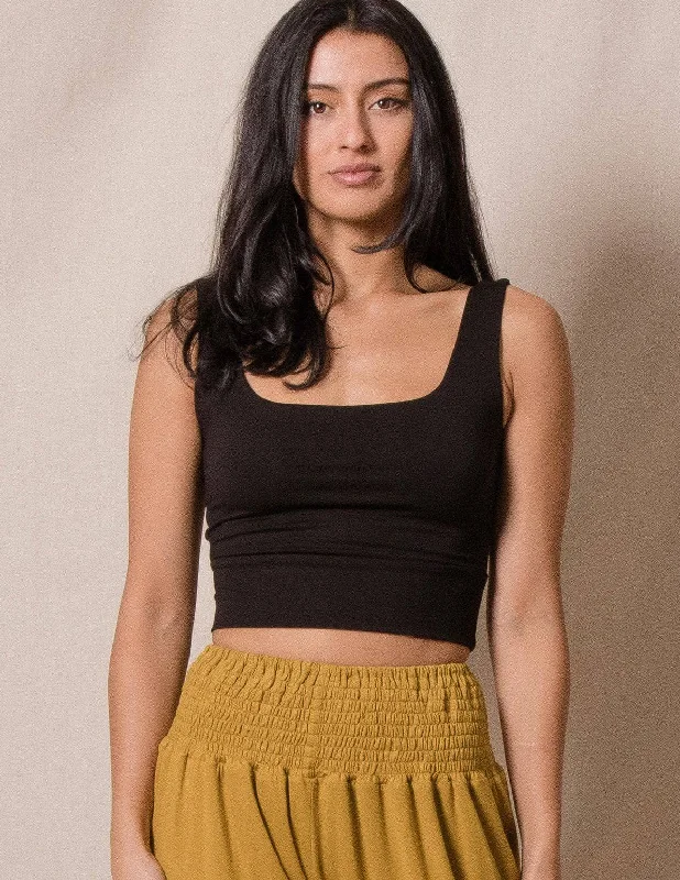 Chloe Square Neck Crop Top