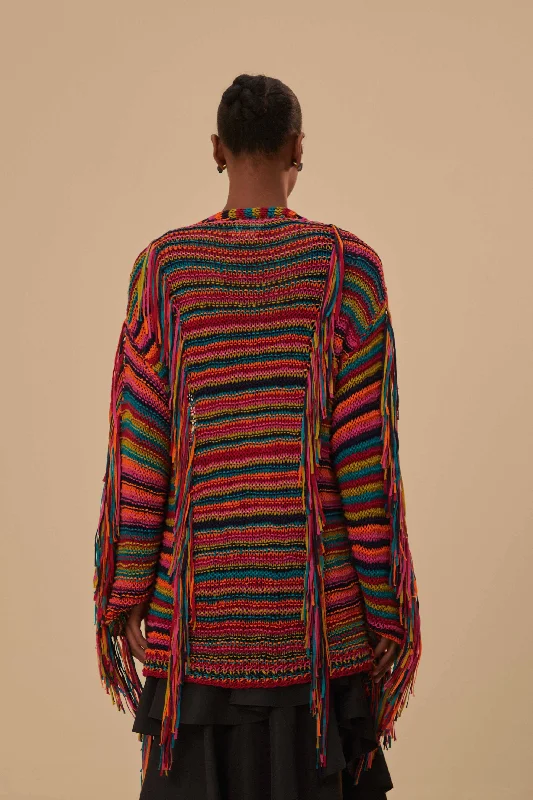 colorful-stripes-knit-cardigan