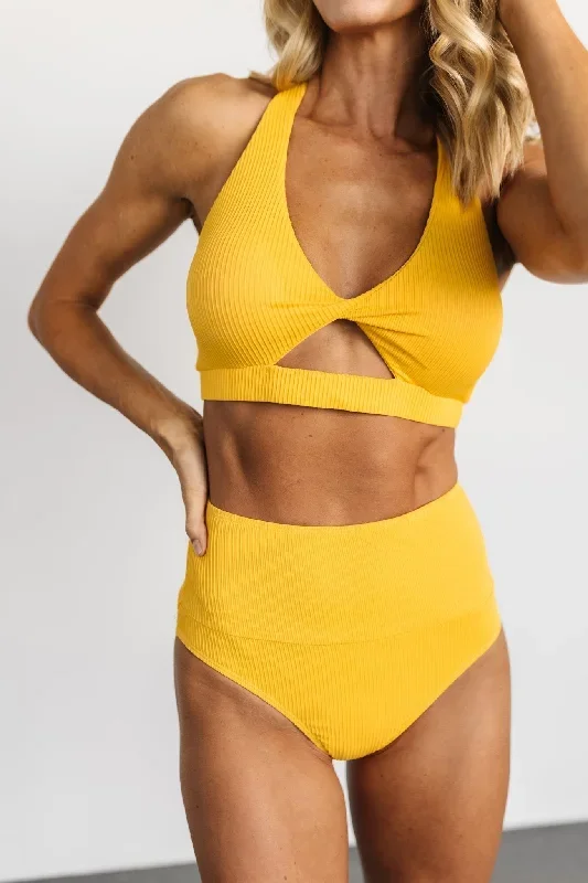 del-mar-ribbed-bikini-top-yellow