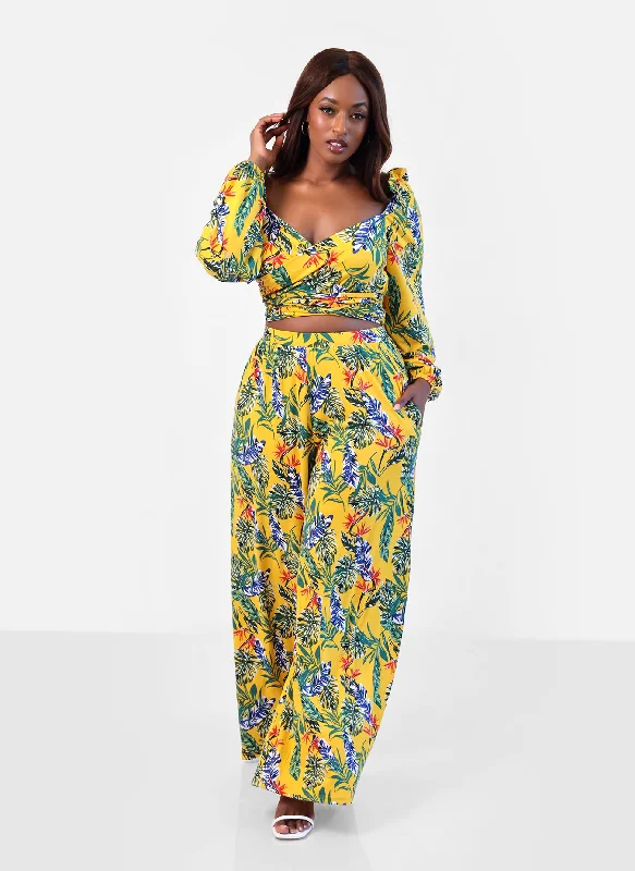 destiny-tropical-print-puff-sleeve-crop-top