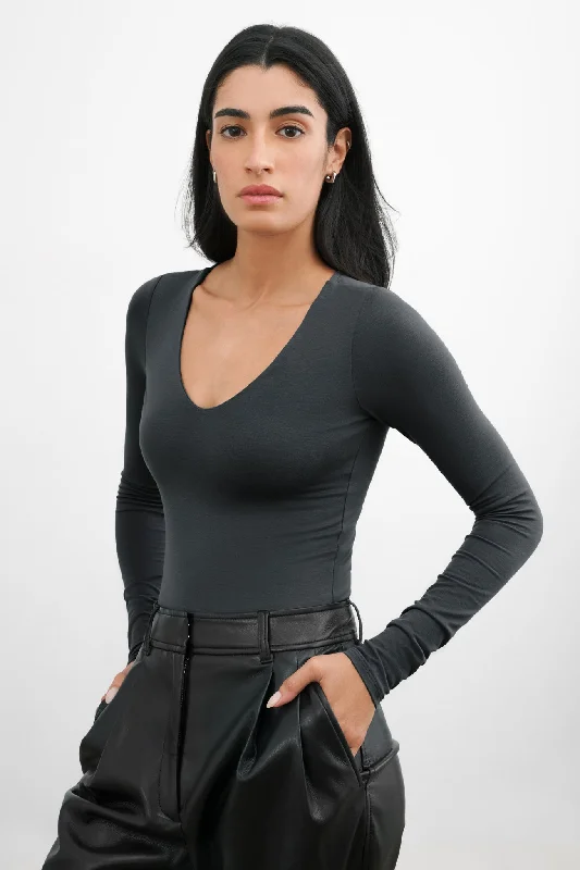 elisse-v-neck-bodysuit