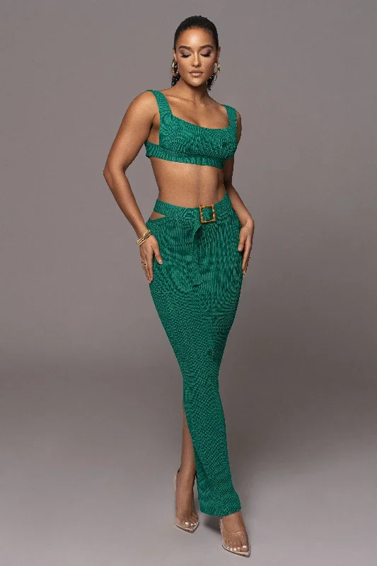 emerald-nikole-ribbed-skirt-set