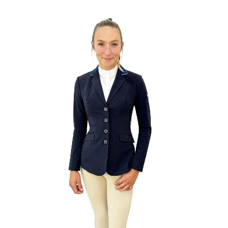 Equiline Farm House Custom Navy Gait Show Coat in X-Cool Evo