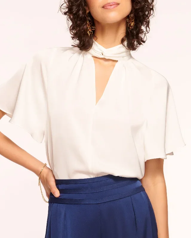 freda-short-sleeve-v-neck-blouse