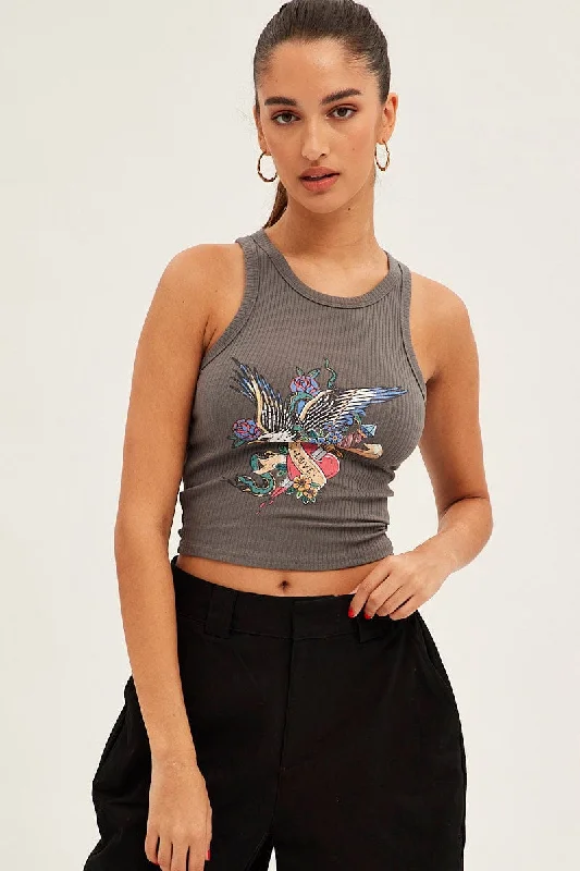 grey-tank-sleeveless-crew-neck-rib-eagle-graphic-jc2066a-84cb