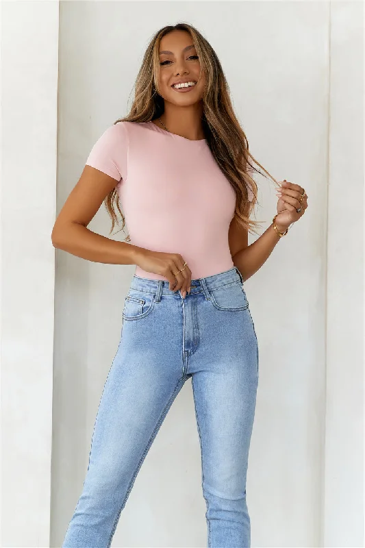 HELLO MOLLY BASE Core Contour Bodysuit Blush