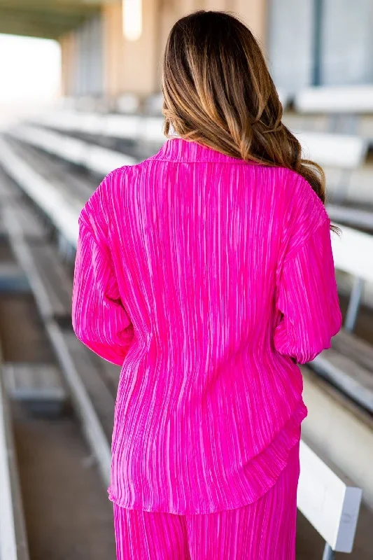 hot-pink-crystal-pleat-top-and-pleat-skirt