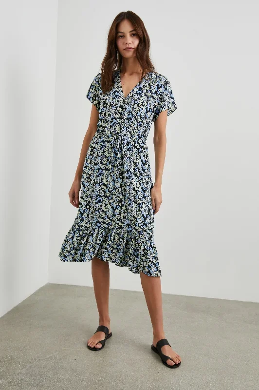 KIKI DRESS - MIDNIGHT MEADOW FLORAL