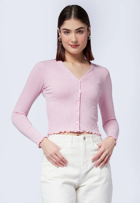 Lettuce Hem Long Sleeve Top