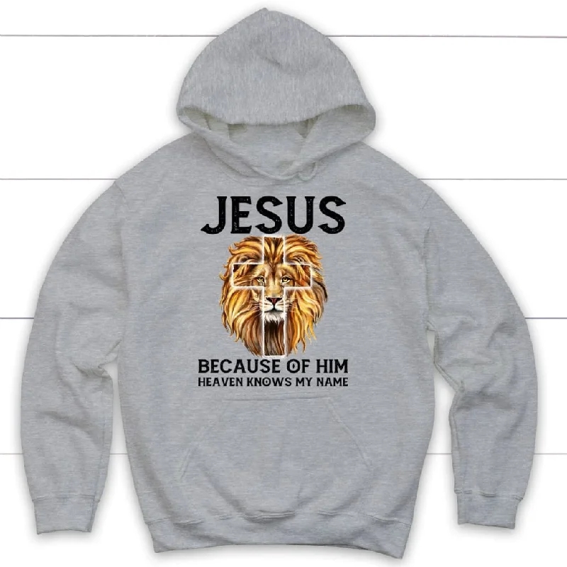 lion-jesus-because-of-him-heaven-knows-my-name-hoodie