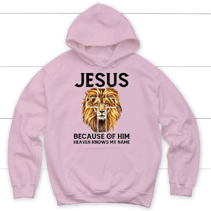 lion-jesus-because-of-him-heaven-knows-my-name-hoodie