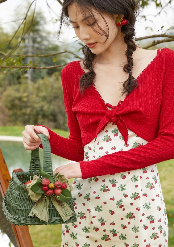 Strawberry Farm Knit Cardigan