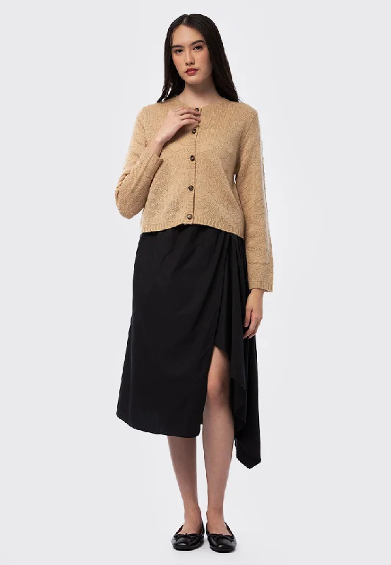 long-sleeve-cardigan-with-contrast-button-24f009-beige