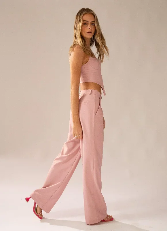 Magdalena Suit Pants - Lovers Pink