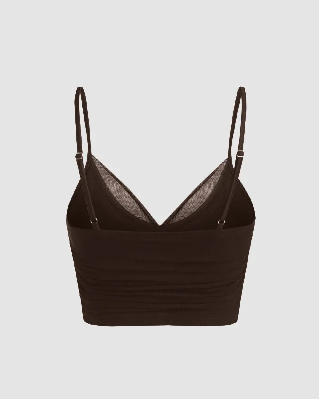 mesh-v-neck-ruched-strappy-coco-brown-crop-top