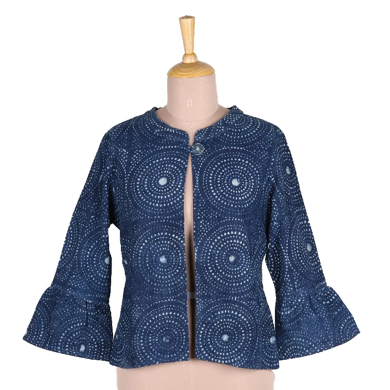 mesmerizing-indigo-circle-motif-block-printed-cotton-jacket-from-india