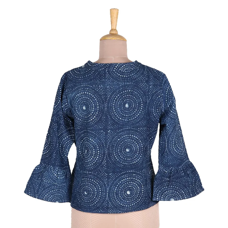 mesmerizing-indigo-circle-motif-block-printed-cotton-jacket-from-india