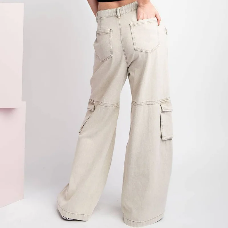 Mineral Washed Cargo Pants - FINAL SALE