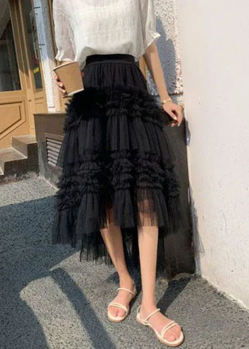 organic-black-wrinkled-layered-patchwork-tulle-skirt-spring