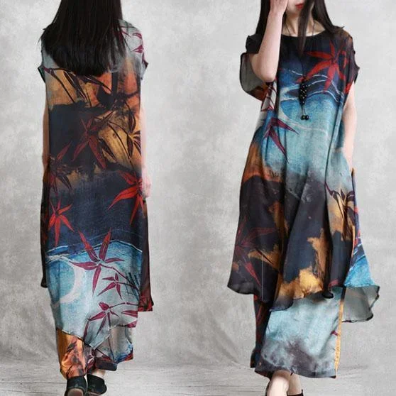 original-blue-print-silk-chiffon-suit-loose-draping-sleeveless-top-wide-leg-pants-2019-summer