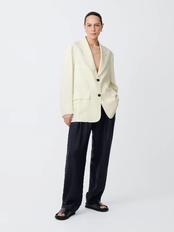 Phelps Viscose Jacket in Parchment