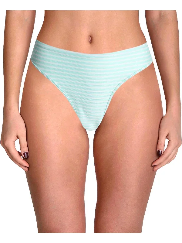 Pierre Womens Hipster Striped Bikini Swim Bottom