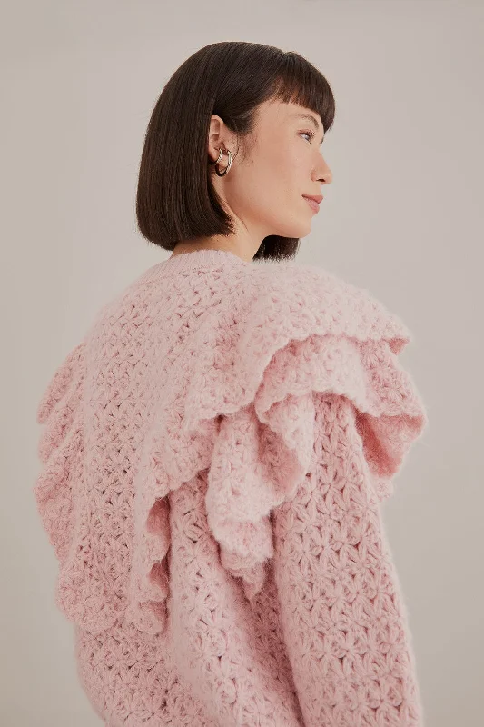 pink-flower-texture-knit-cardigan-1