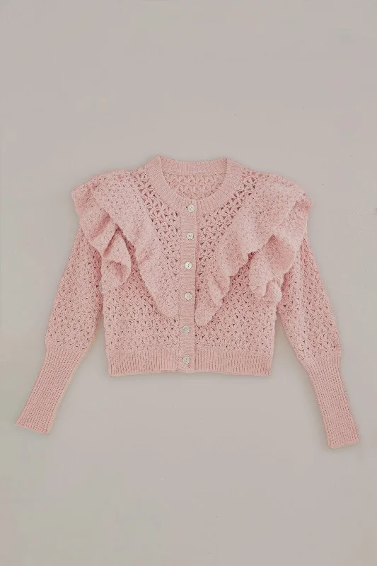 pink-flower-texture-knit-cardigan-1