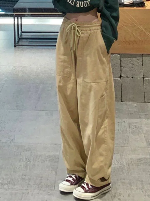 Pocket Straight Leg Cargo Pants