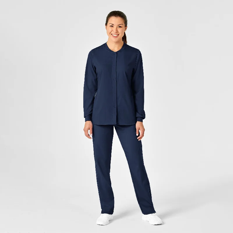 pro-womens-snap-front-scrub-jacket-navy