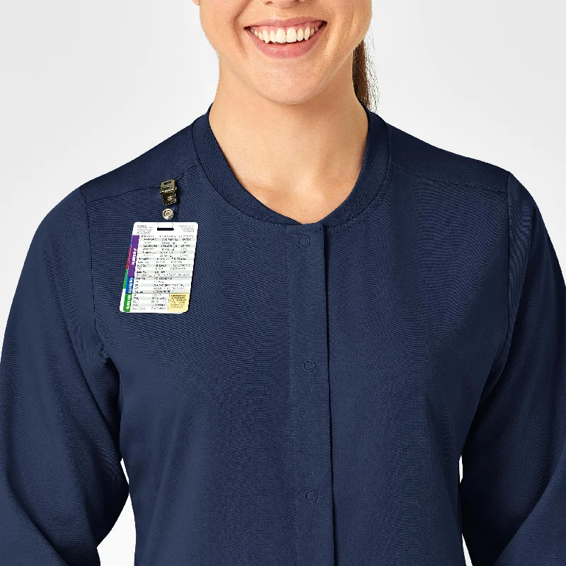 pro-womens-snap-front-scrub-jacket-navy