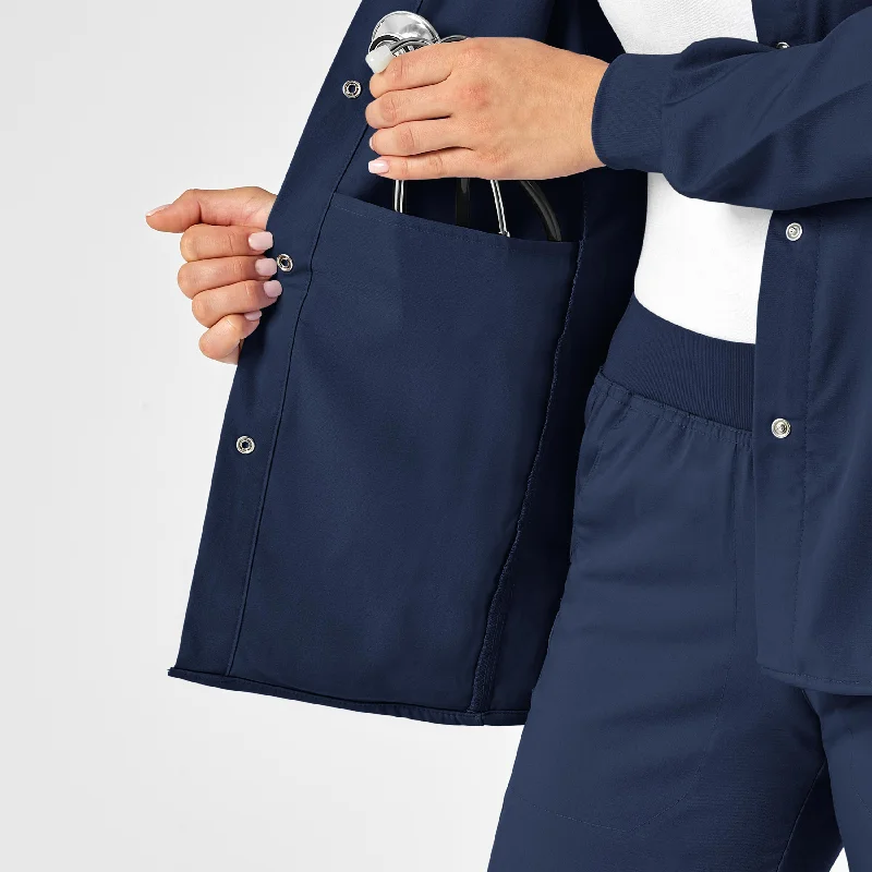 pro-womens-snap-front-scrub-jacket-navy