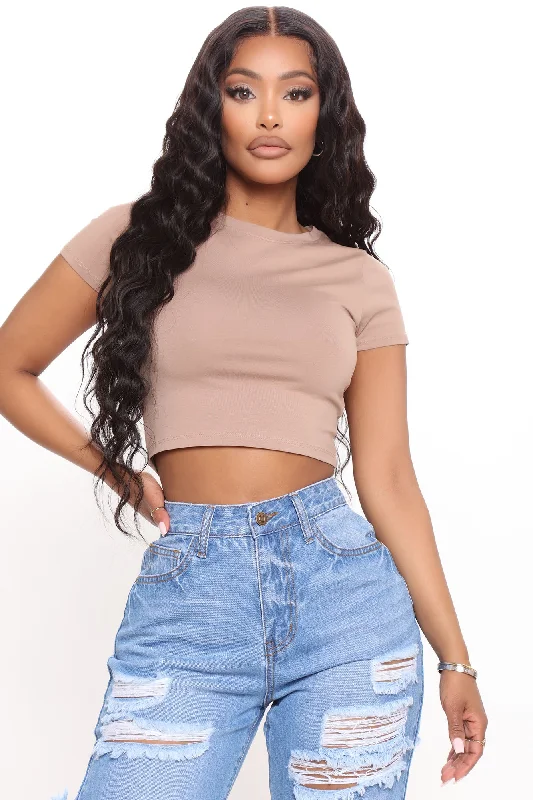 Robin Crop Top - Mocha