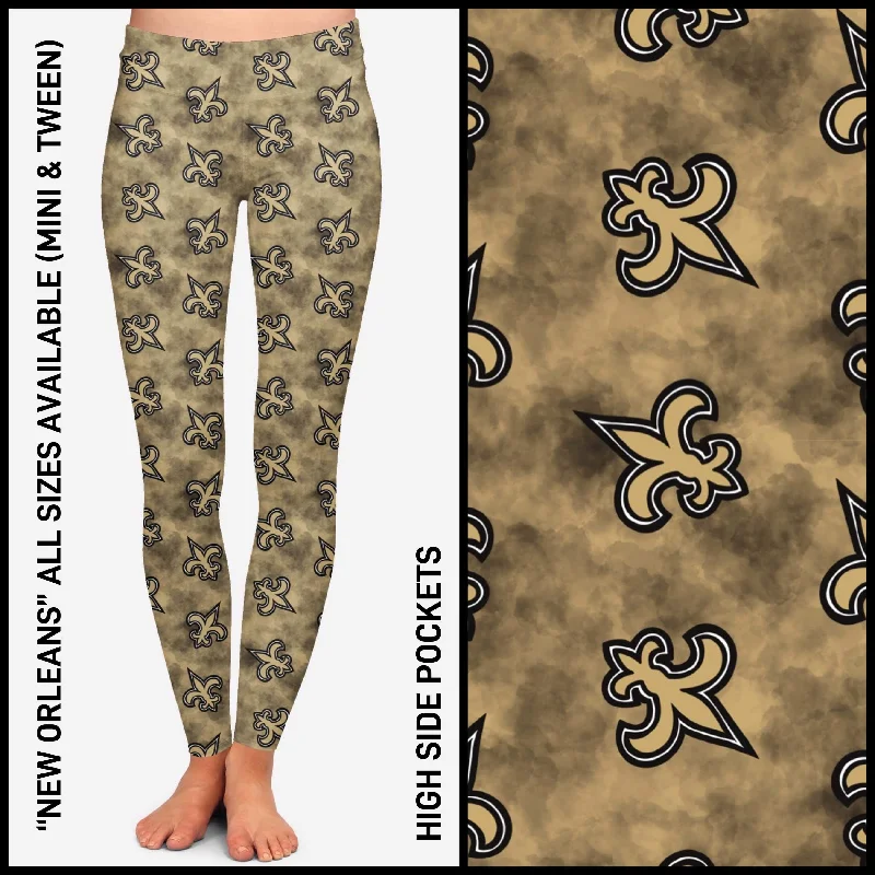 RTS - New Orleans Leggings with Pockets