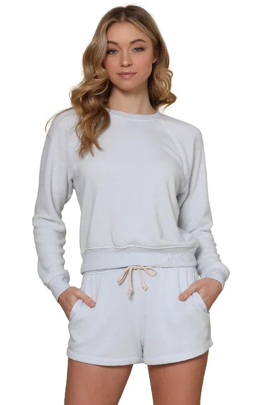 Saldana Reverse Fleece Top