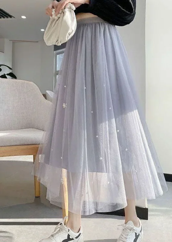 style-grey-wrinkled-nail-bead-patchwork-tulle-skirts-summer