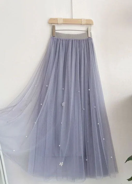 style-grey-wrinkled-nail-bead-patchwork-tulle-skirts-summer